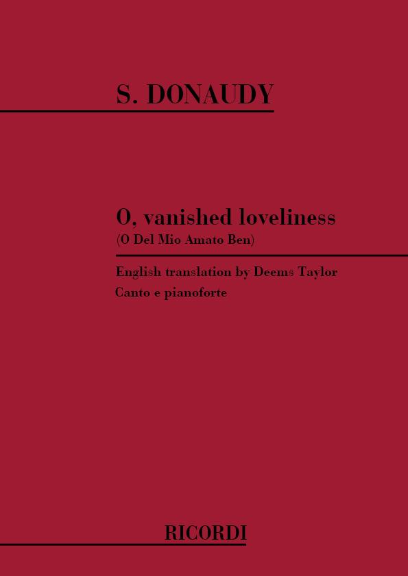 O, Vanished Loveliness